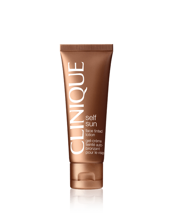 Self Sun&amp;trade; Face Tinted Lotion, Instant bronzing face lotion shows where it goes. Utan olja.
